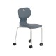 SILLA POLIPROPILENO RUEDAS SOFT-R